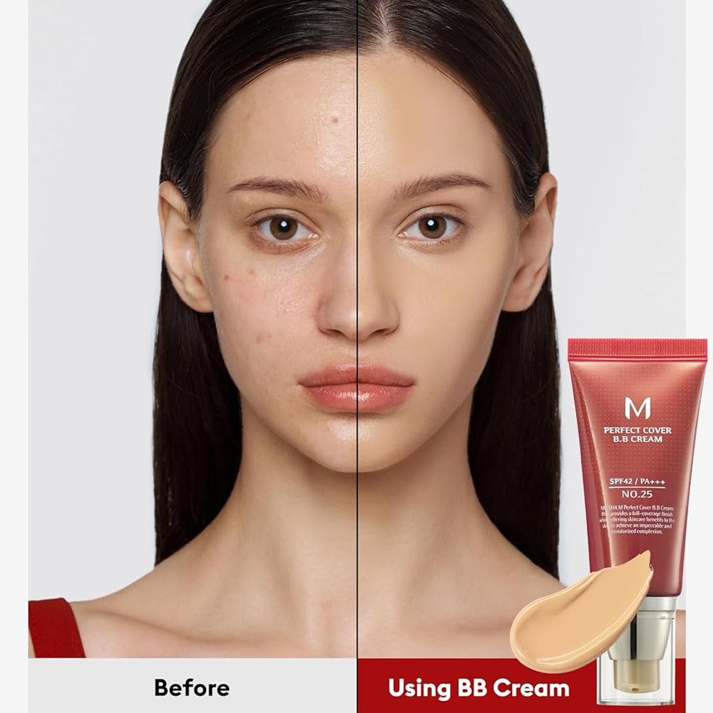 M Perfect Cover Missha BB Cream No. 25 Warm Beige