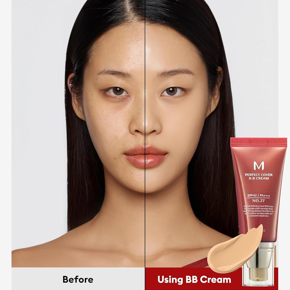 BB Cream Missha M Perfect Cover BB Cream 50ml No.27 Honey Beige