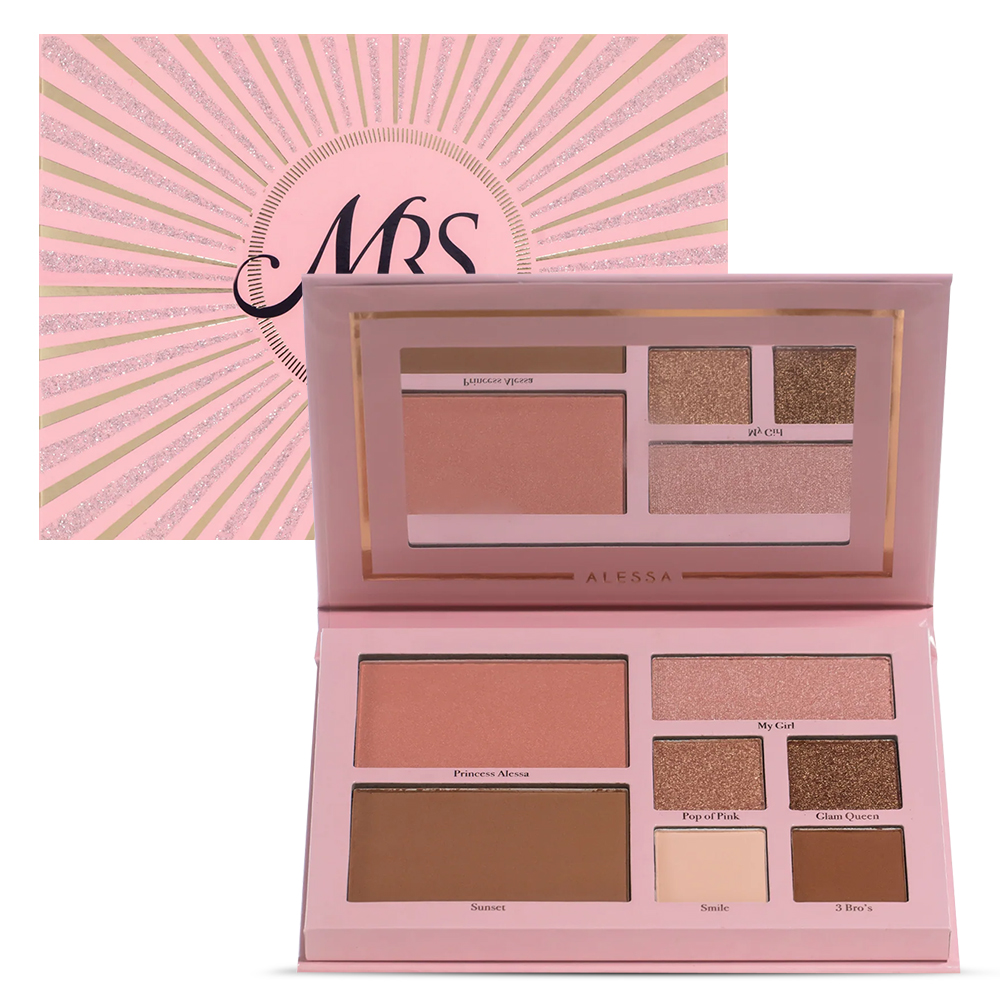 Paleta Multifunctionala BPerfect Mrs. Glam Alessa Palette