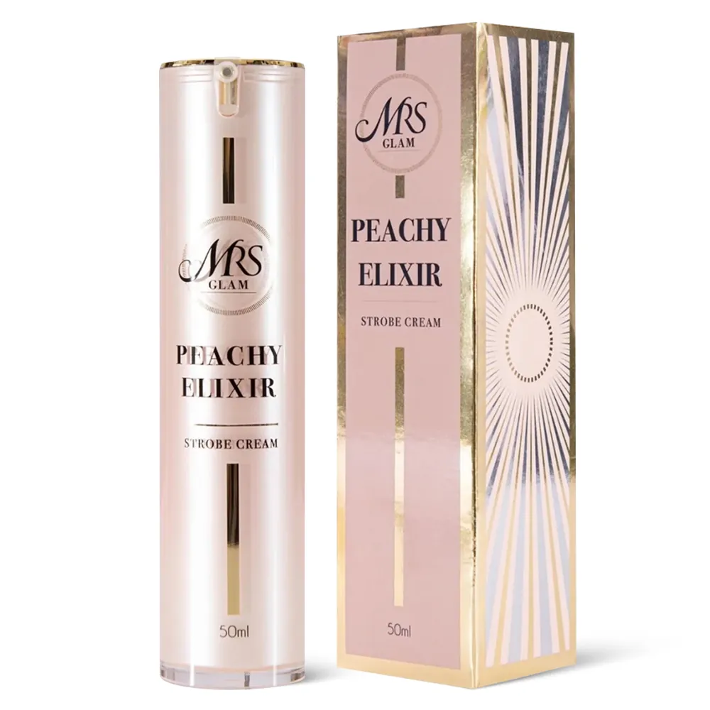 Iluminator Lichid BPerfect MRS Glam Peach Elixir Strobe Cream