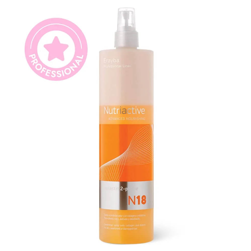 Balsam Profesional Nutritiv cu Elastina & Colagen - ERAYBA N18 Collastin 2-PHASE 500 ml