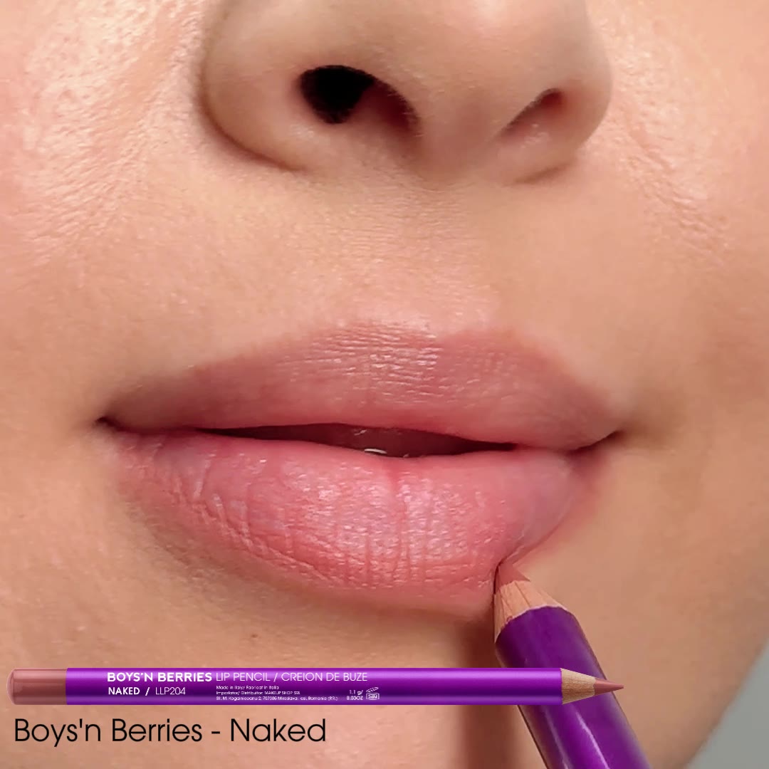Video Creion Buze Boys`n Berries Pro Lip Liner Pencil Naked