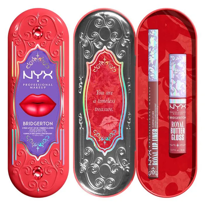 Set pentru buze 2 piese NYX Professional Makeup Bridgerton 2 Piece Lip Kit Set pentru buze 2 piese NYX Professional Makeup Bridgerton 2 Piece Lip Kit BRLK01