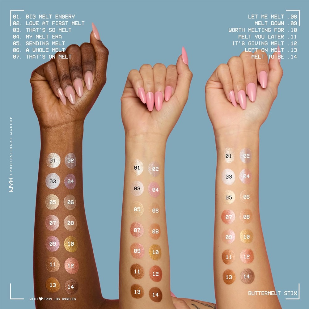 Baton iluminator NYX Professional Makeup Buttermelt Glaze Stix That`s So Melt