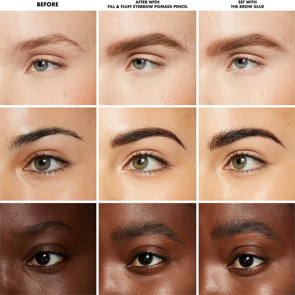 Creion 2 in 1 NYX Professional Makeup Fill & Fluff Eyebrow Pomade Pencil Auburn