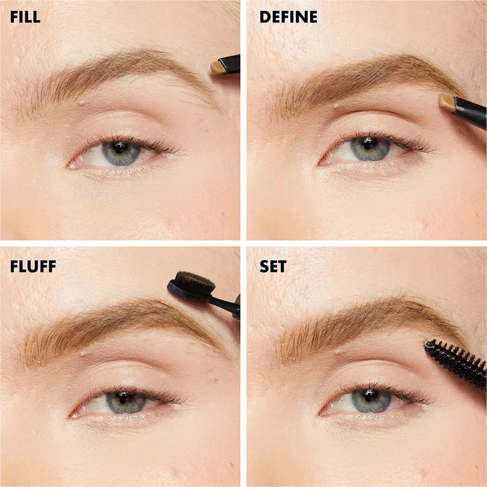 Creion 2 in 1 NYX Professional Makeup Fill & Fluff Eyebrow Pomade Pencil Auburn