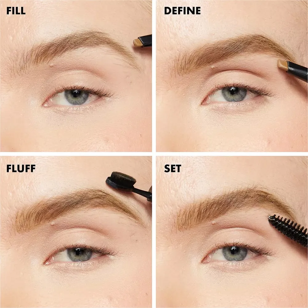 Creion 2 in 1 NYX Professional Makeup Fill & Fluff Eyebrow Pomade Pencil