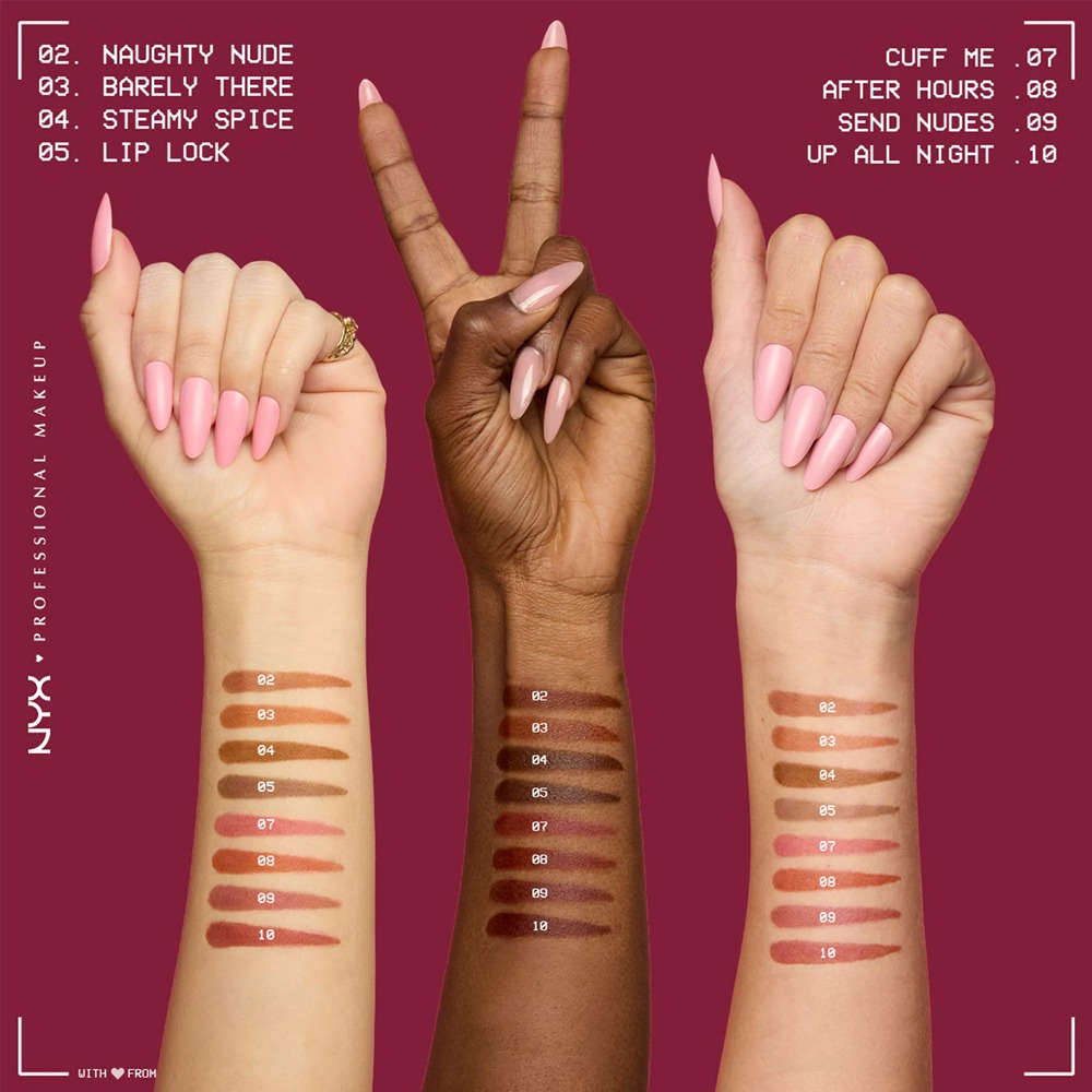 Marker pentru buze rezistent NYX Professional Makeup Lip Lingerie Tease U Later