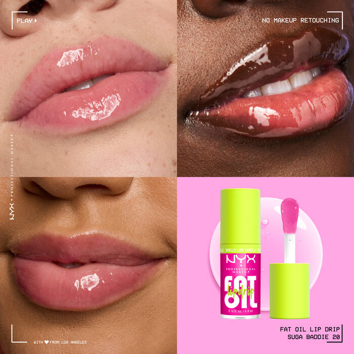 Ulei pentru buze NYX Professional Makeup Fat Oil Lip Drip Suga Ba — imaginea 2