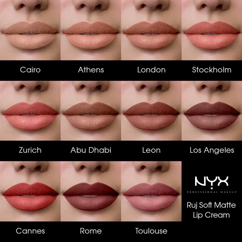 Ruj NYX Professional Makeup Soft Matte Lip Cream Abu Dhabi
