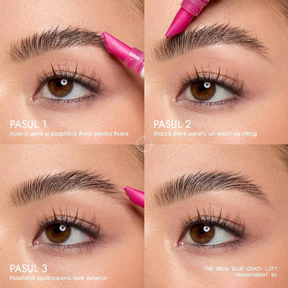 Gel pentru Laminare Sprancene Nyx Professional Makeup The Brow Glue Crazy Lift Brow Lamination Gel