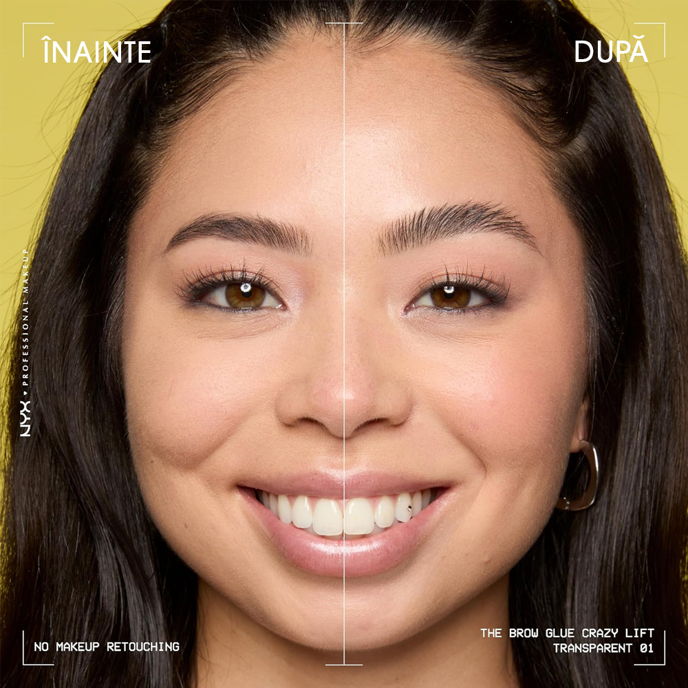 Gel pentru Laminare Sprancene Nyx Professional Makeup The Brow Glue Crazy Lift Brow Lamination Gel