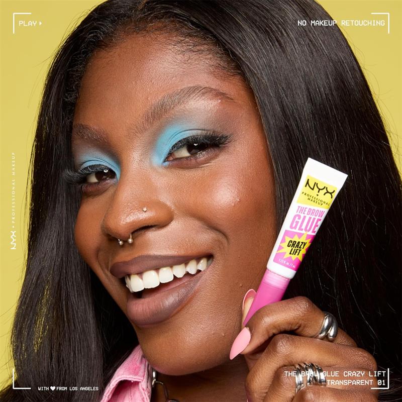 Gel pentru Laminare Sprancene Nyx Professional Makeup The Brow Glue Crazy Lift Brow Lamination Gel