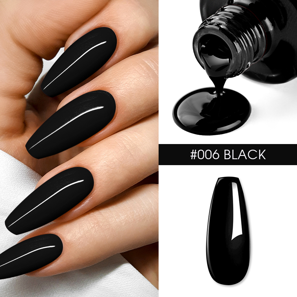 Oja Semipermanenta BO.NAIL Soakable Gel Polish #006 Black