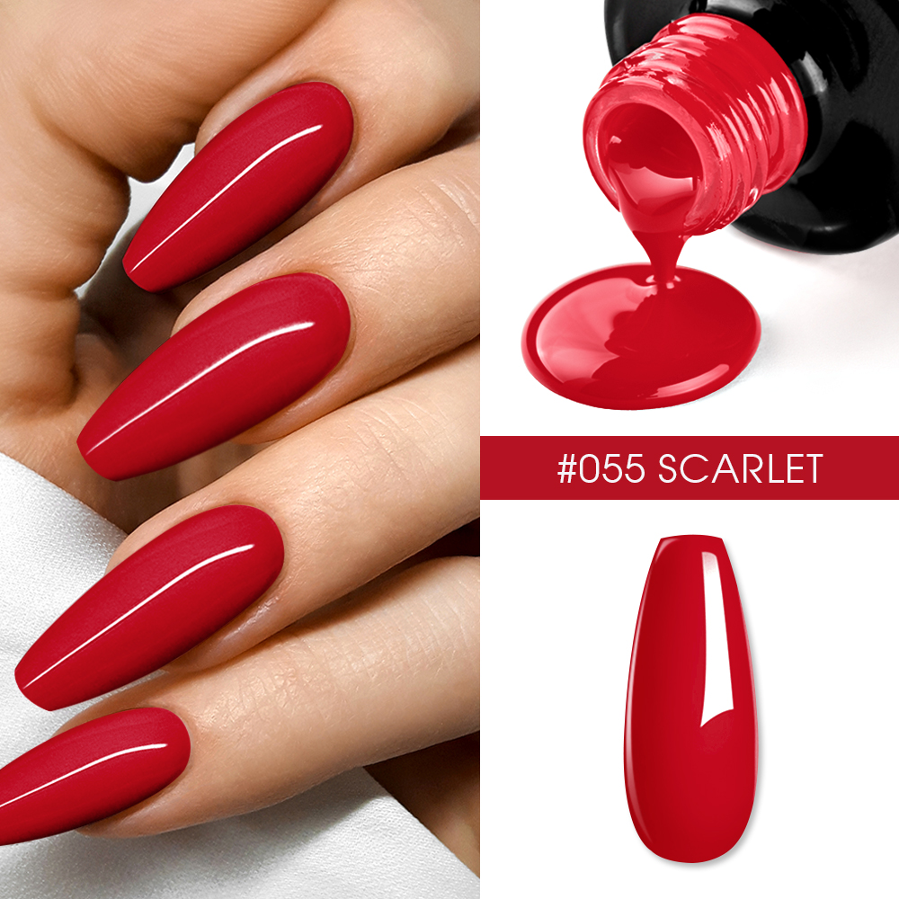 Oja Semipermanenta BO.NAIL Soakable Gel Polish #055 Scarlet