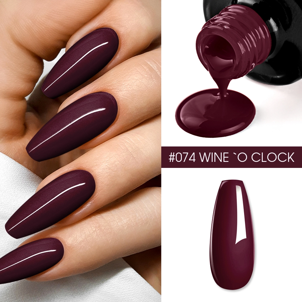 Oja Semipermanenta BO.NAIL Soakable Gel Polish #074 Wine `O Clock