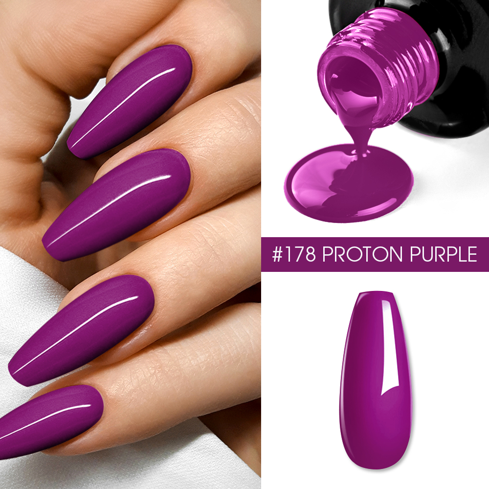 Oja Semipermanenta BO.NAIL Soakable Gel Polish #178 Proton Purple