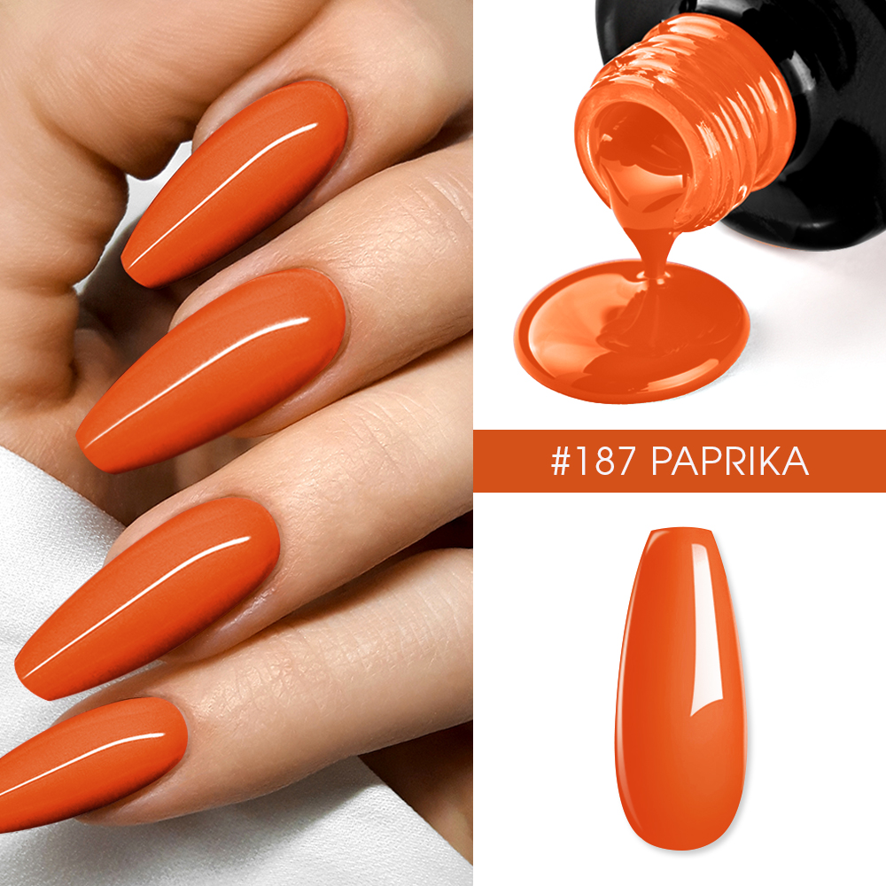 Oja Semipermanenta BO.NAIL Soakable Gel Polish #187 Paprika