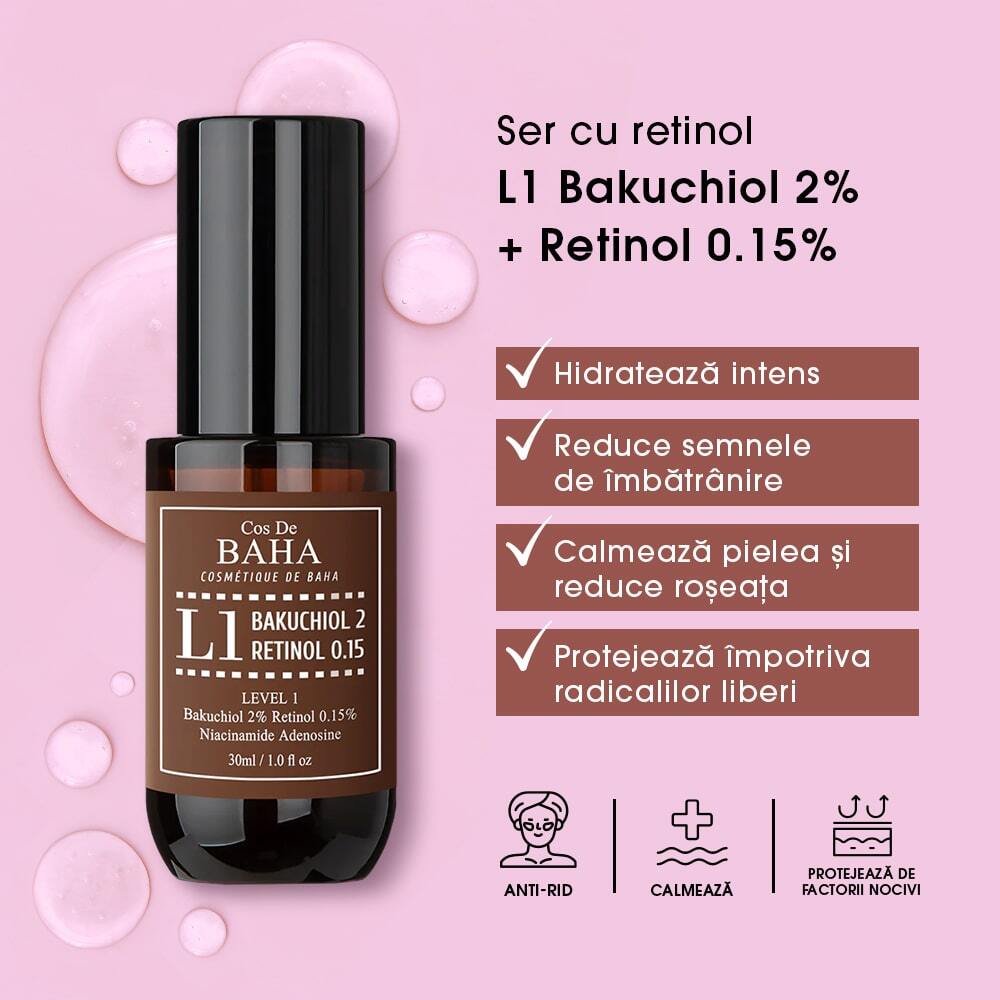 Pachet anti-rid complet theMakeupShop Skin-Cycling Retinol Start Combination / Oily Skin