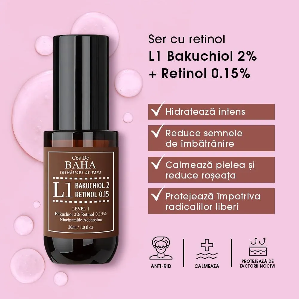 Pachet anti-rid complet theMakeupShop Skin-Cycling Retinol Start Combination / Oily Skin