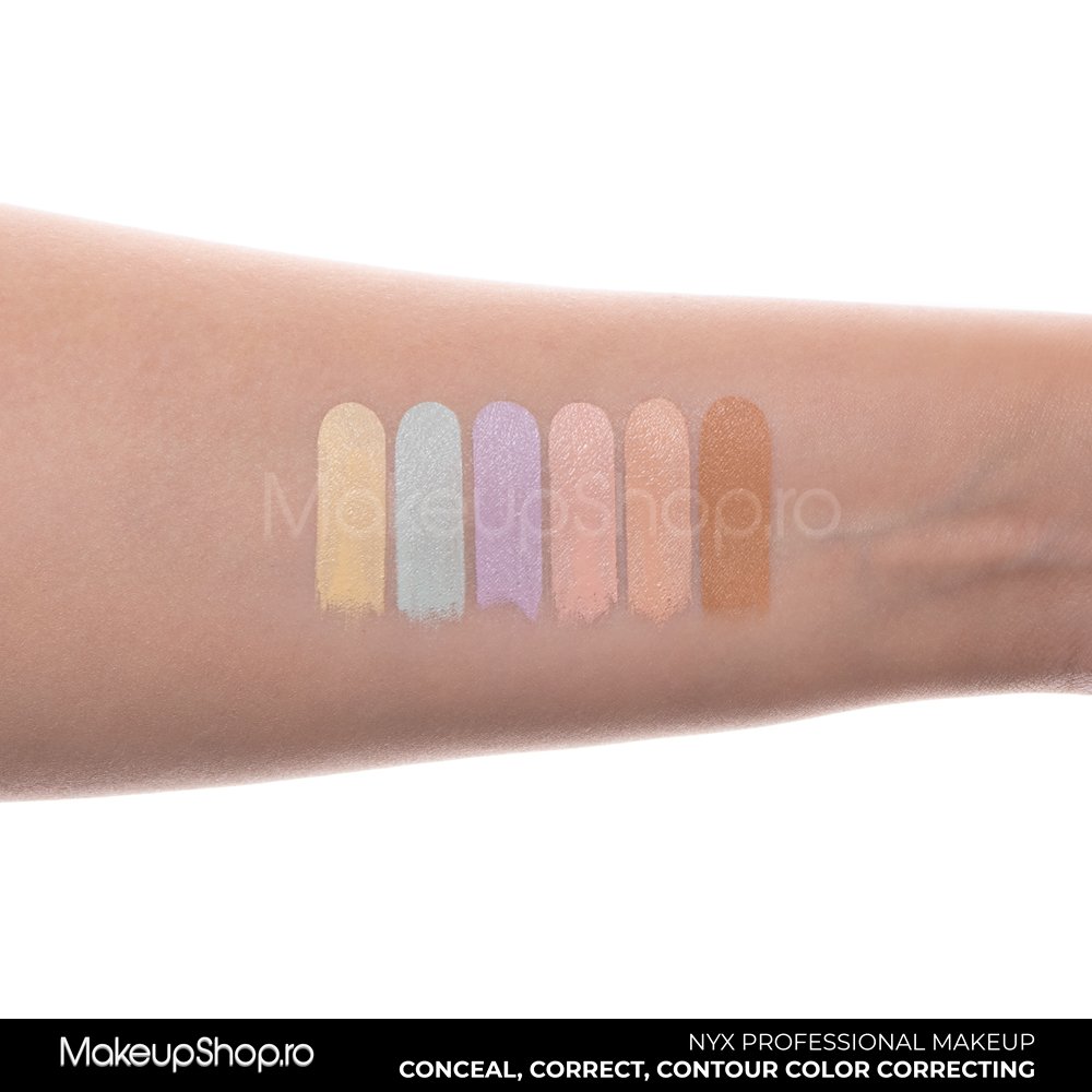 Paleta Corectoare NYX Professional Makeup Conceal, Correct, Contour COLOR CORRECTING