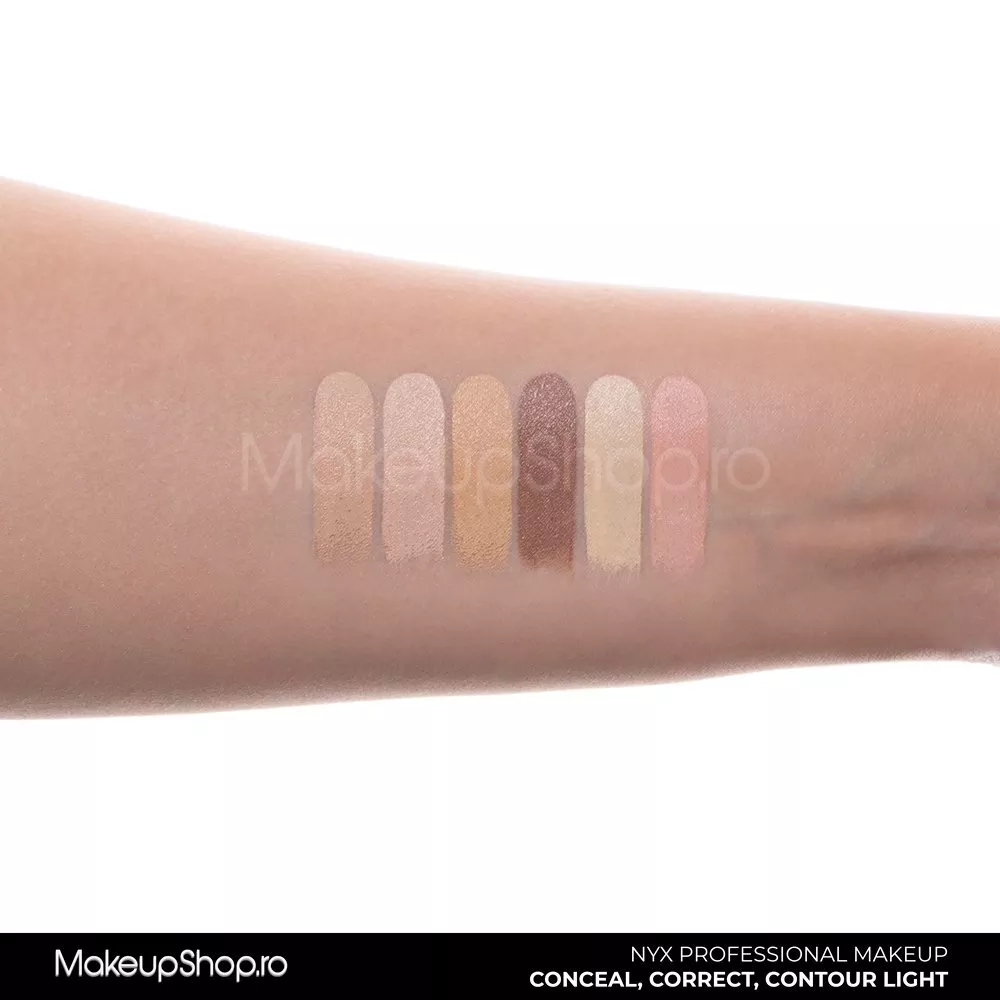 Paleta Corectoare NYX Professional Makeup Conceal, Correct, Contour LIGHT