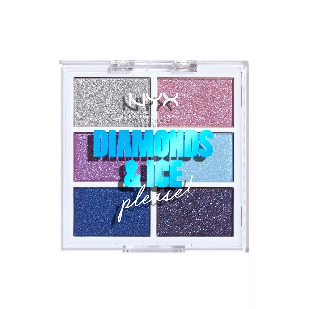 Paleta de farduri NYX Professional Makeup D&I Please Shadow Palette Sky Gems
