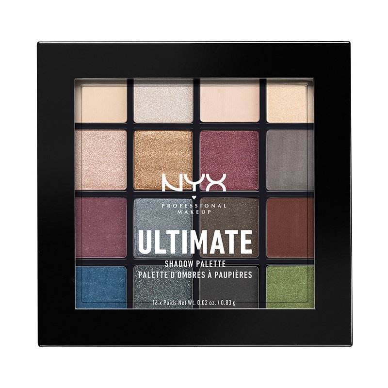 Paleta de farduri NYX Professional Makeup Ultimate Shadow Palette Smokey