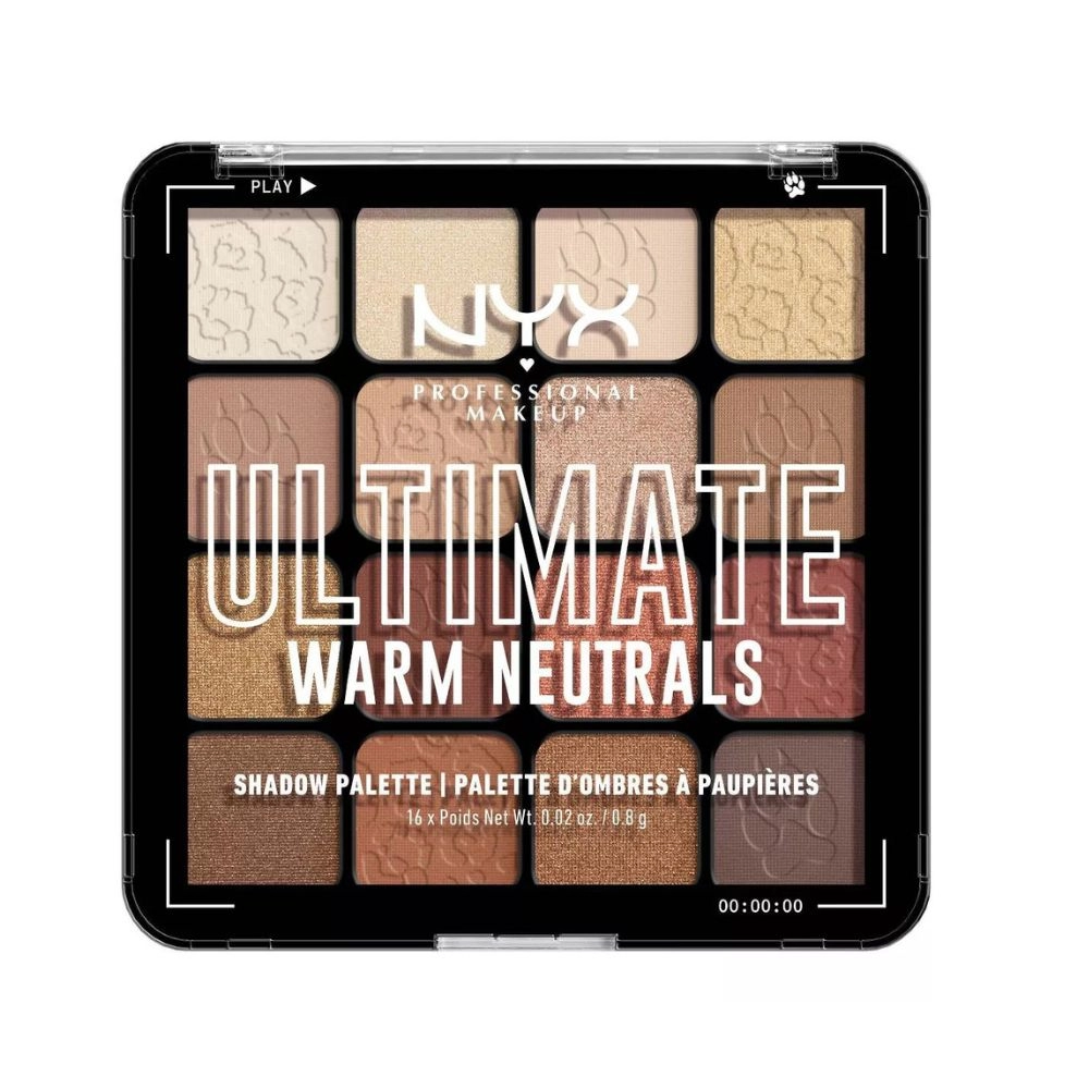 Paleta de farduri NYX Professional Makeup Ultimate Shadow Palette Warm Neutrals
