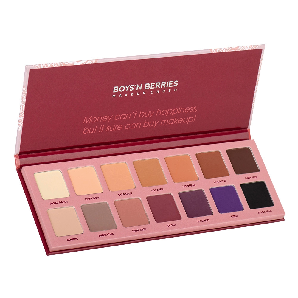 Paleta Farduri Boys`n Berries 14K Pro Eyeshadow Palette Matterial Girl