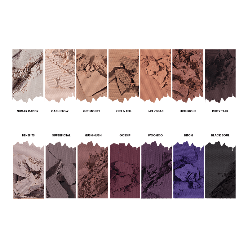 Paleta Farduri Boys`n Berries 14K Pro Eyeshadow Palette Matterial Girl