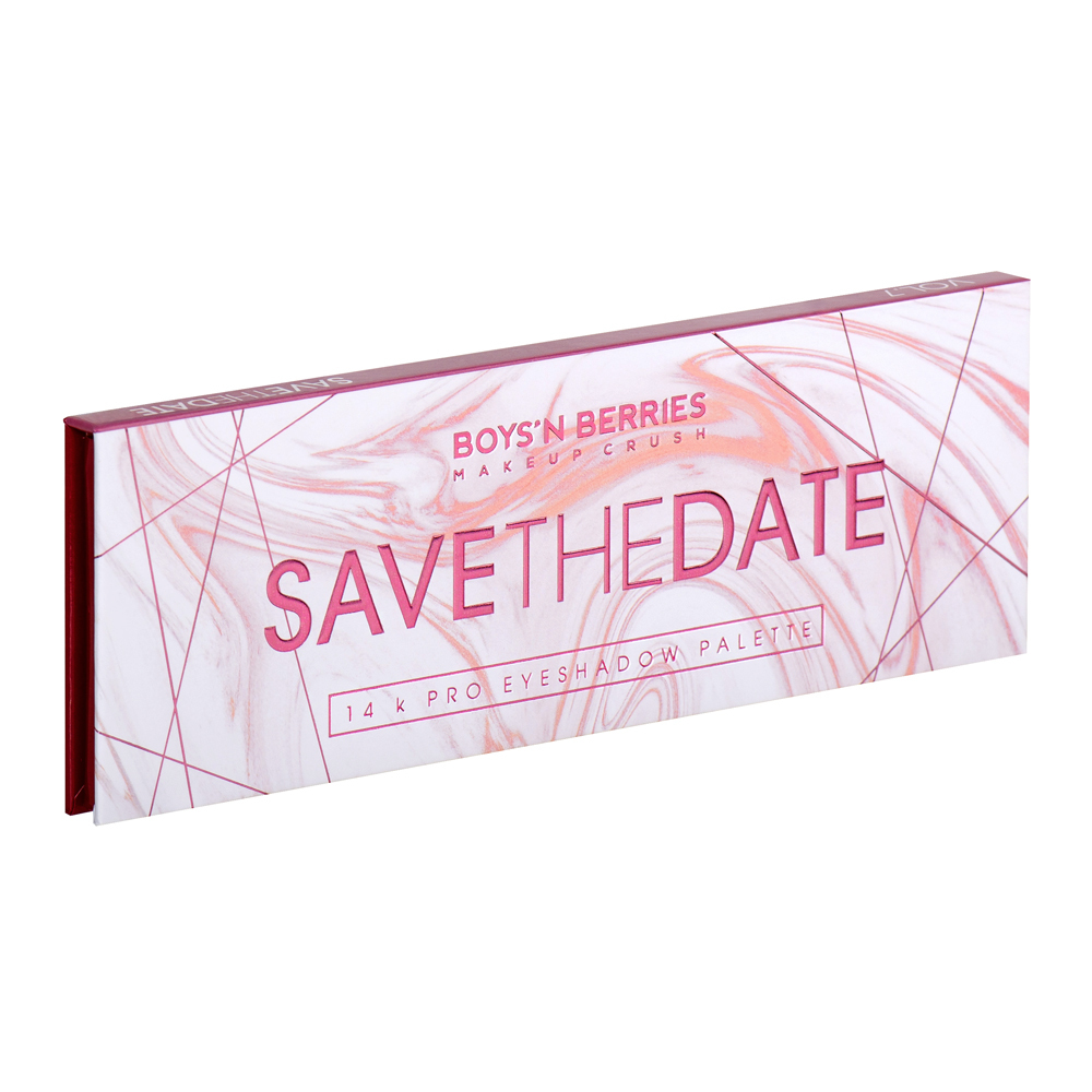 Paleta farduri Boys`n Berries 14K Pro Eyeshadow Palette Save The Date