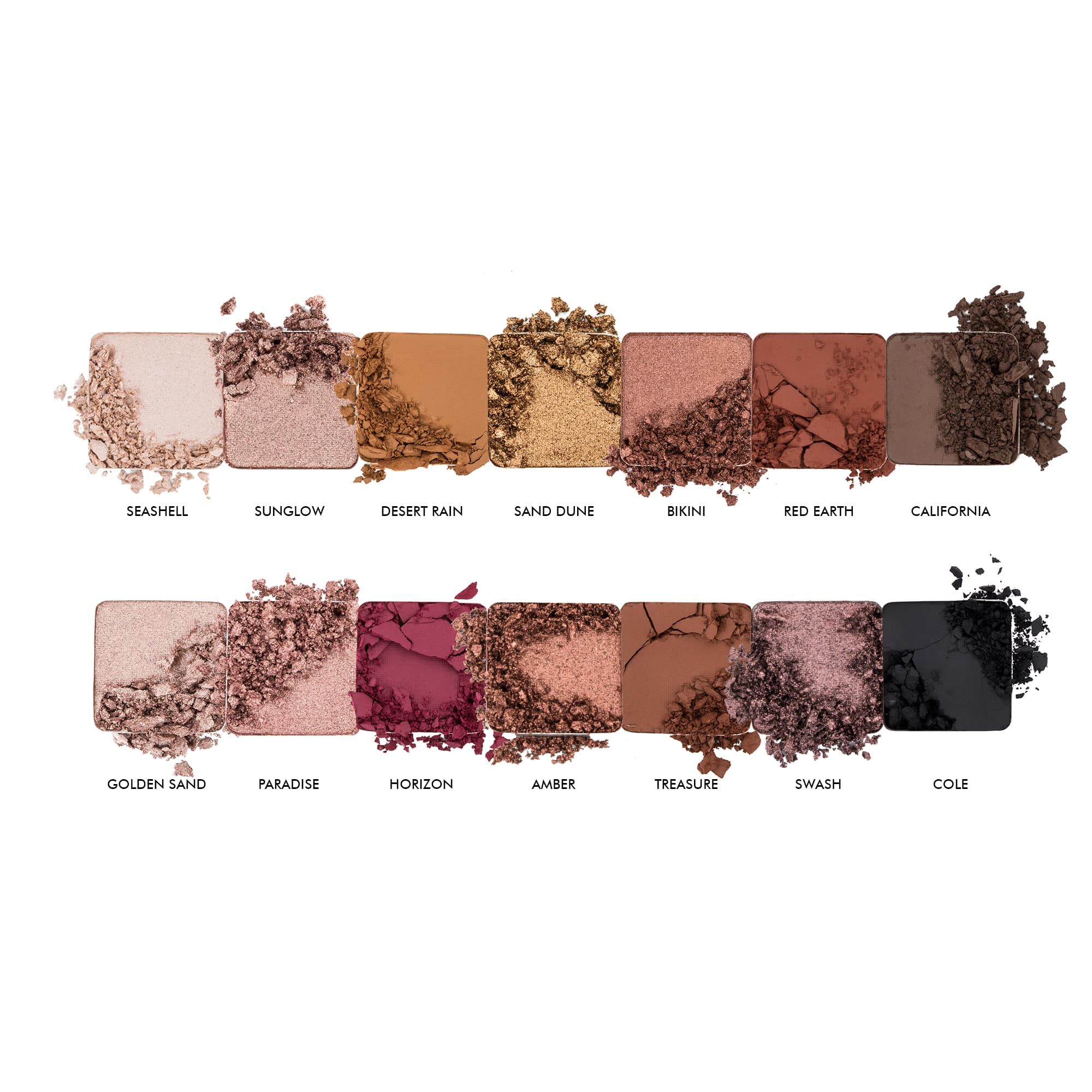 Paleta farduri Boys`n Berries 14K Pro Eyeshadow Palette Sunset Beach