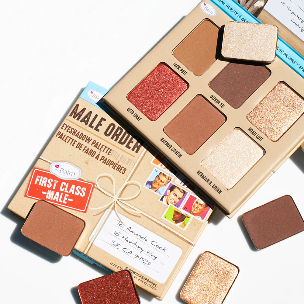 Paleta farduri theBalm Male Order First Class Male Eyeshadow Palette