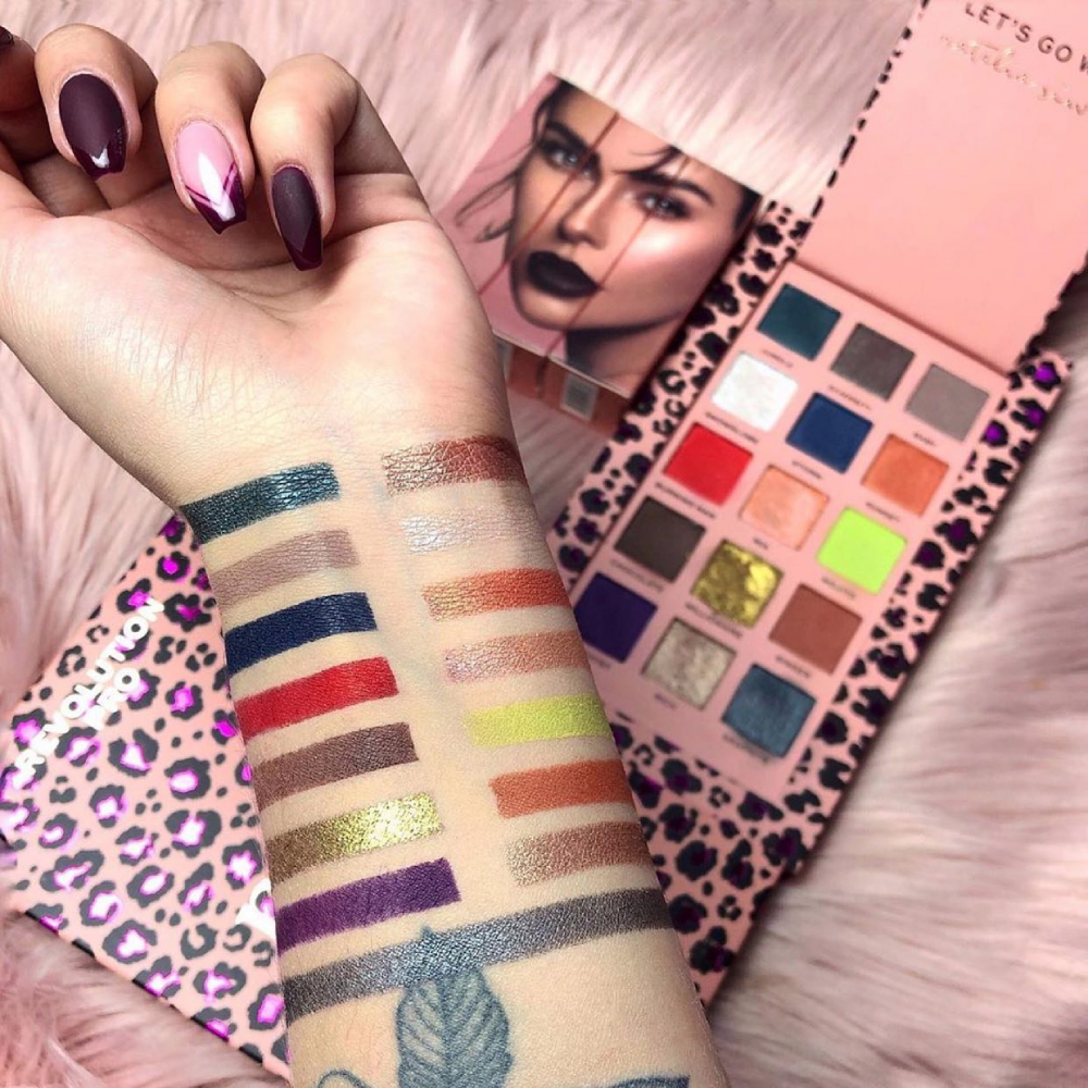 Paleta Farduri Revolution Pro Nath Collection Let`s Go Wild Shadow Palette