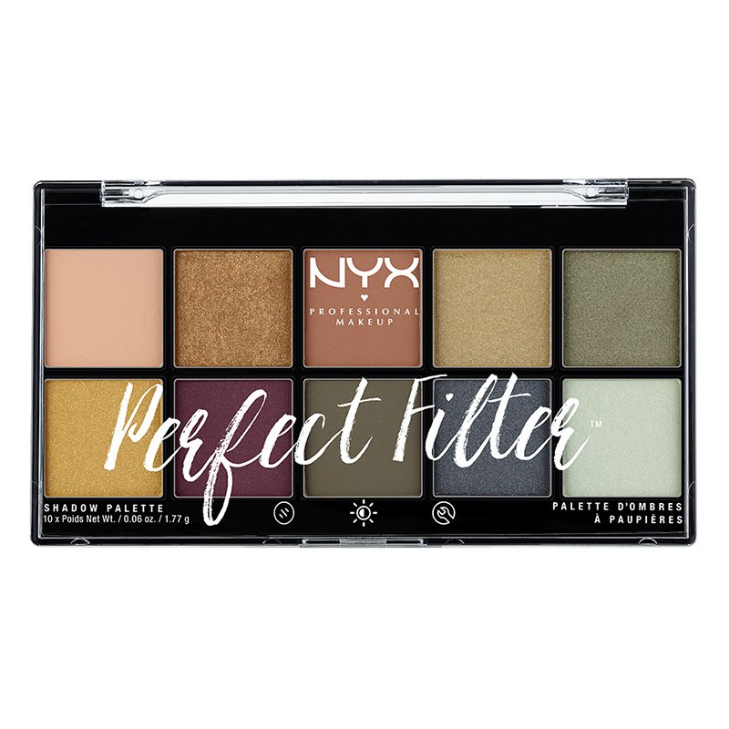 Paleta farduri NYX Professional Makeup Perfect Filter Shadow Palette Olive You