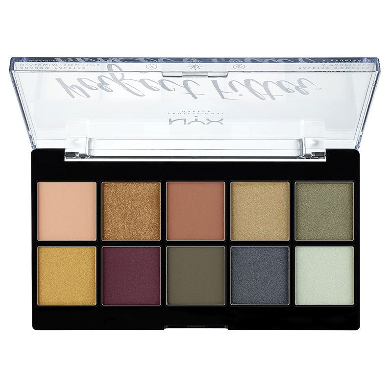 Paleta farduri NYX Professional Makeup Perfect Filter Shadow Palette Olive You