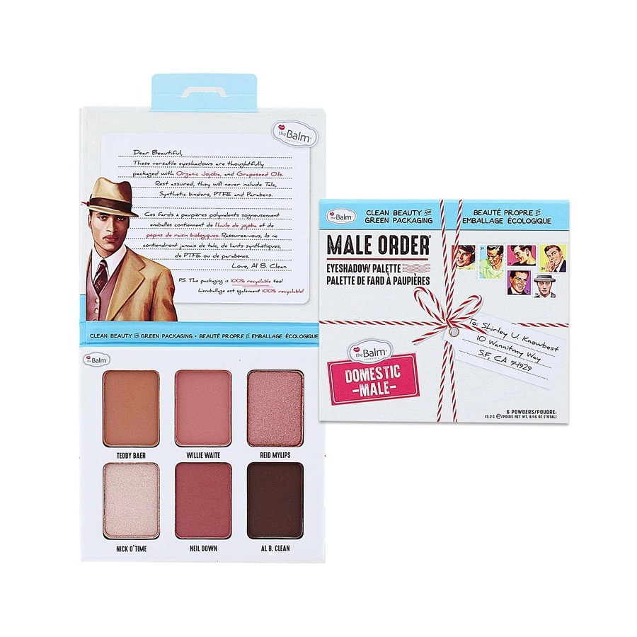 Paleta farduri theBalm Male Order Domestic Male Eyeshadow Palette