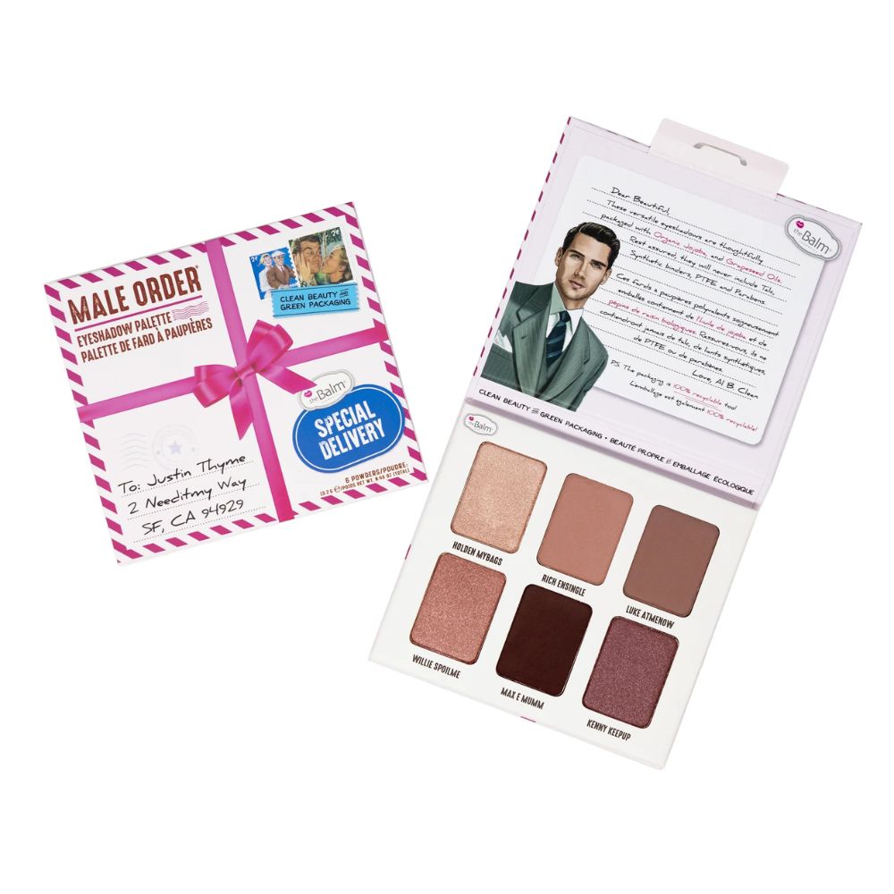 Paleta Farduri theBalm Male Order Special Delivery Eyeshadow Palette