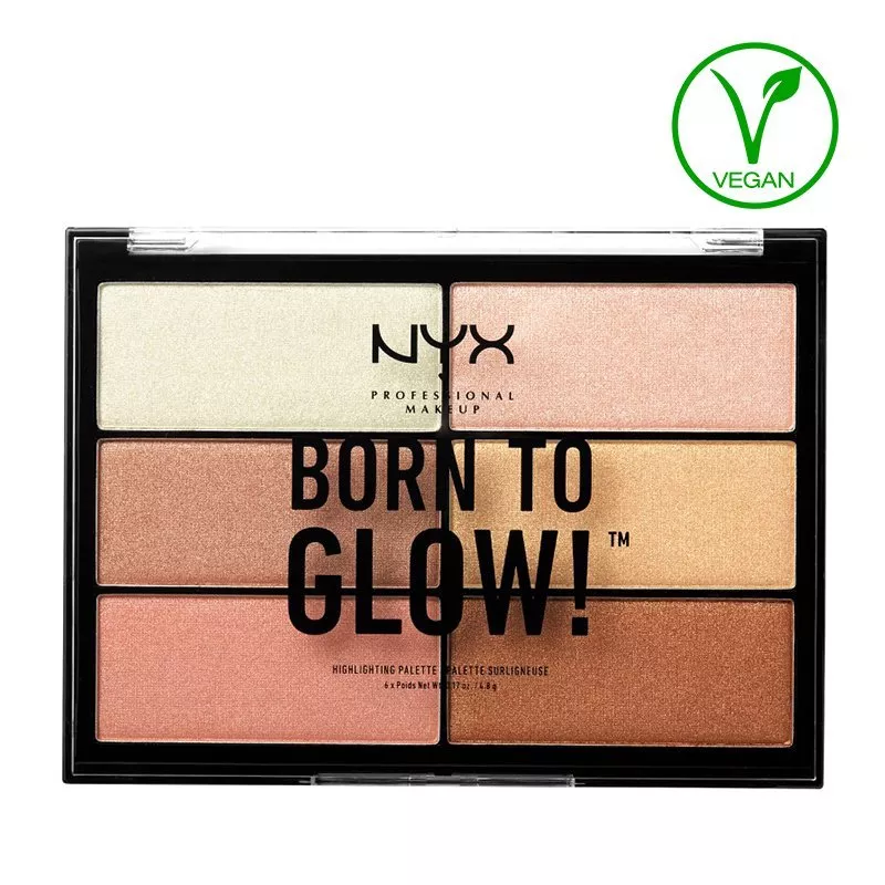 Paleta Iluminatoare NYX Professional Makeup Born To Glow Highlighting Palette