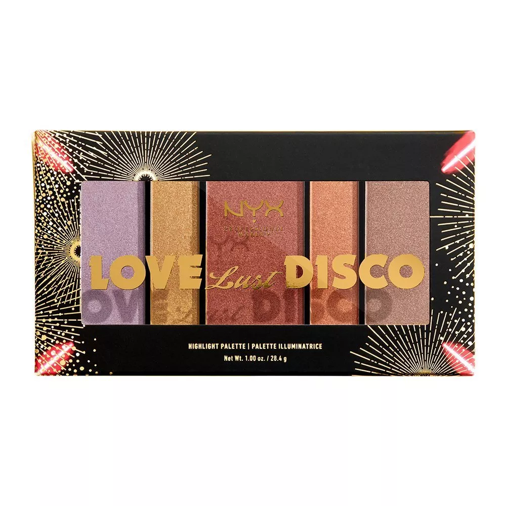 Paleta iluminatoare NYX Professional Makeup Love Lust Disco Highlight Palette