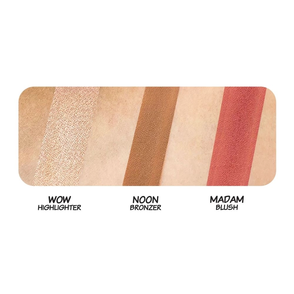 Paleta multifunctionala theBalm Double Crosser Trio Face Palette