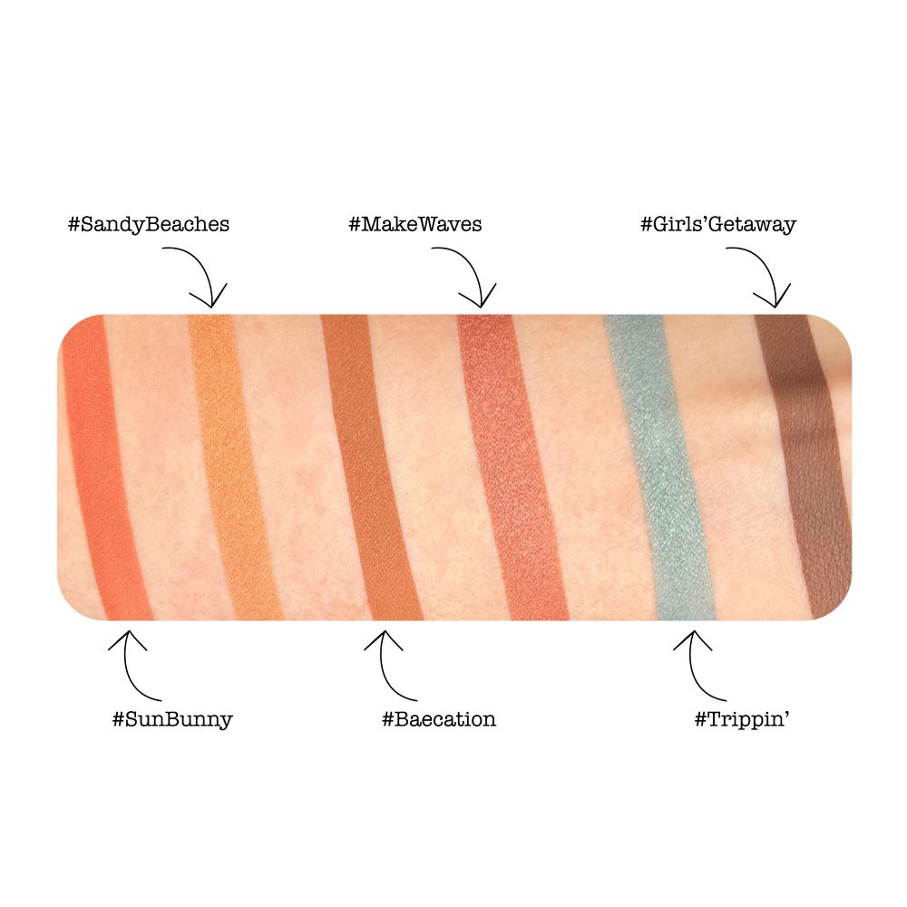 Paleta multifunctionala theBalm Voyage Gold Coast Face Palette