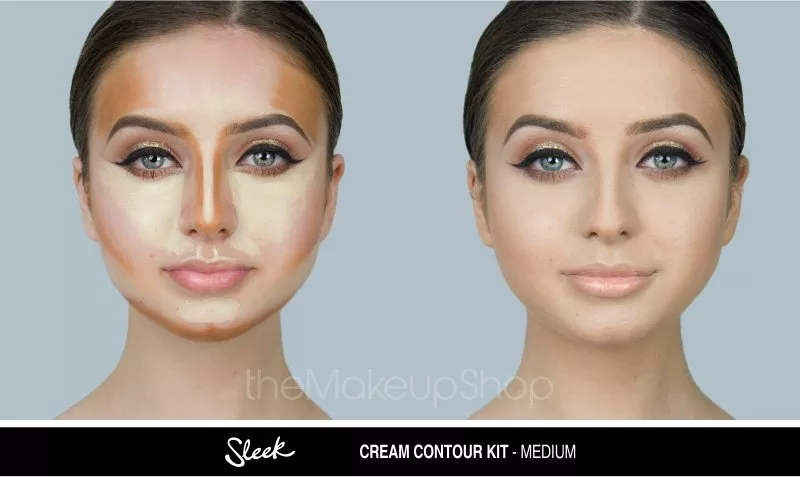Paleta pentru Conturare Sleek MakeUP Cream Contour Kit Medium