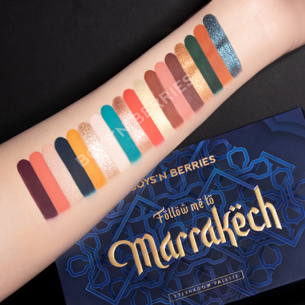 Paleta de Machiaj Boys`n Berries Follow Me to Marrakech Eyeshadow Palette