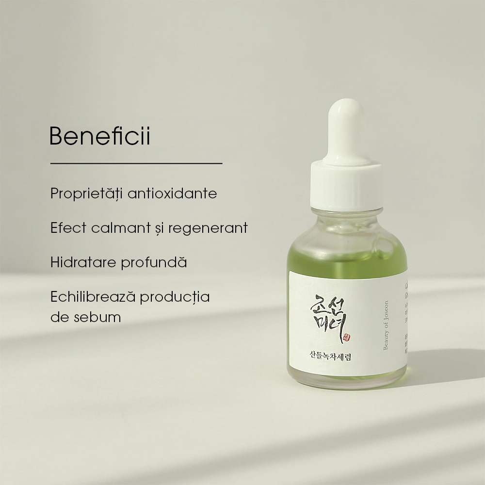 Ser Calmant cu Ceai Verde si Pantenol Beauty of Joseon Calming Serum
