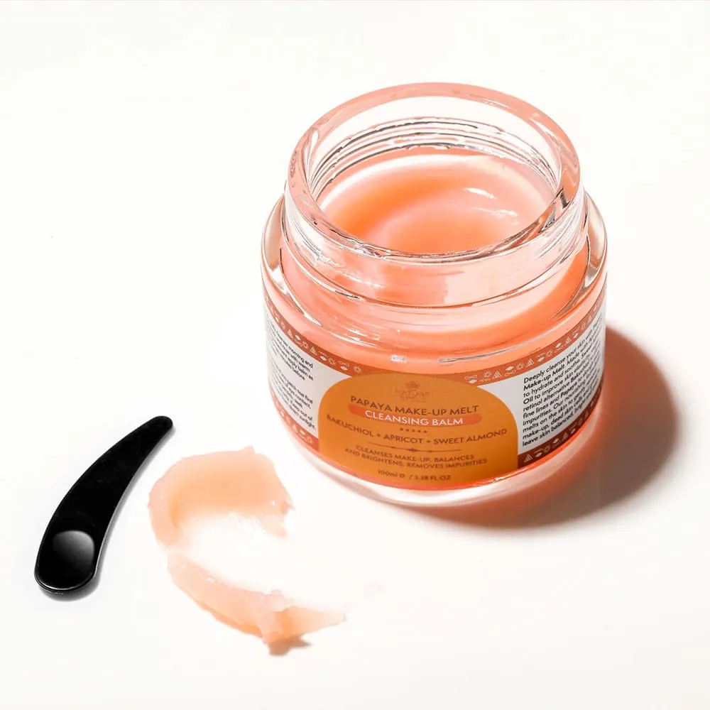 Balsam Demachiant Nature Spell Papaya Cleansing Makeup Balm