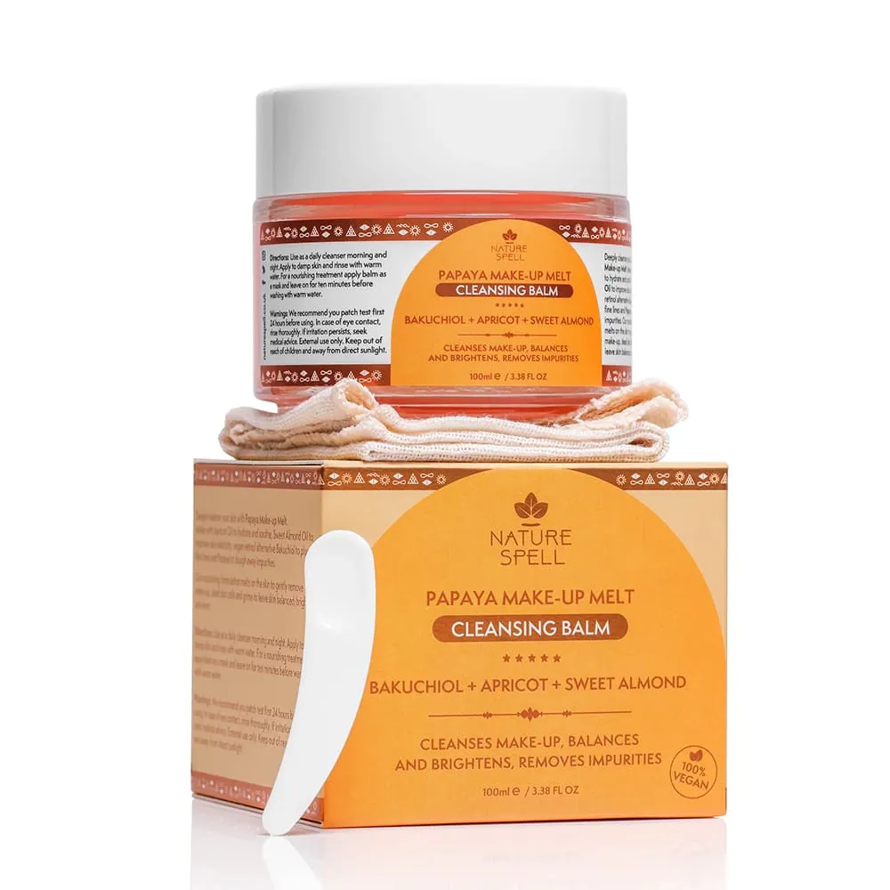 Balsam Demachiant Nature Spell Papaya Cleansing Makeup Balm