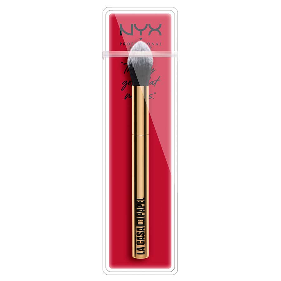 Pensula machiaj NYX Professional Makeup La Casa de Papel Gold Bar Brush