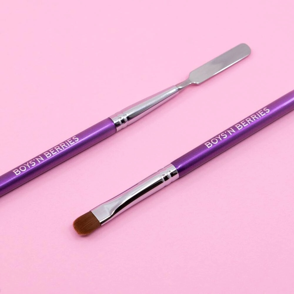 Pensula Profesionala Machiaj Boys`n Berries Cream Definer Duo